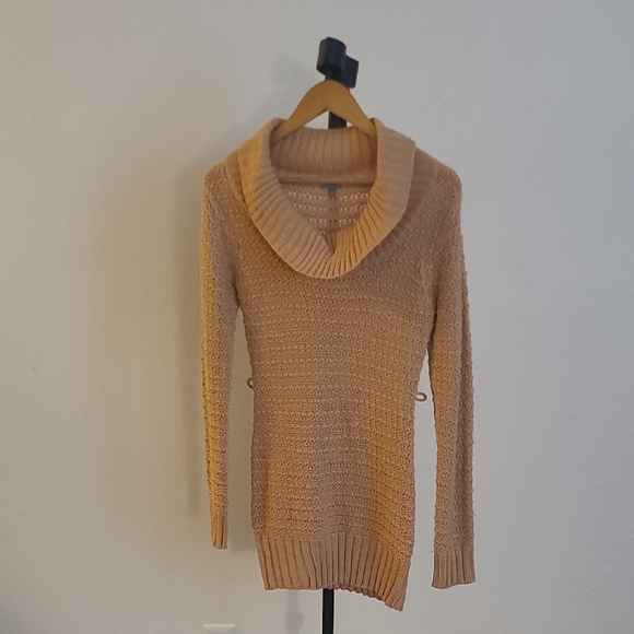 Charlotte Russe Sweaters - Small Charlotte Russe Pink Cowl Neck Sweater/Sweater Dress